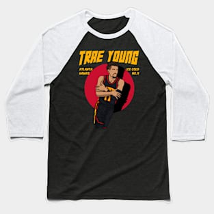 Trae Young Ice Cold Celebration Baseball T-Shirt